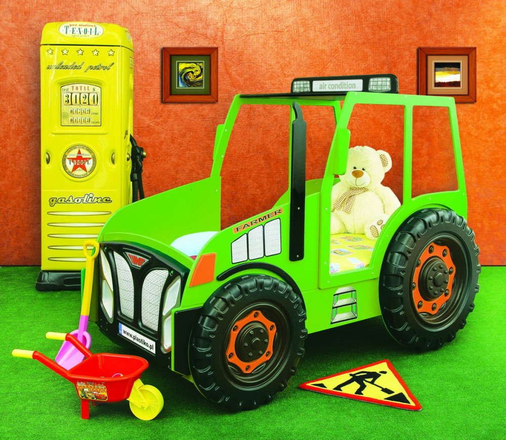 scherp erotisch Vervolg Tractor kinder auto bed incl matras