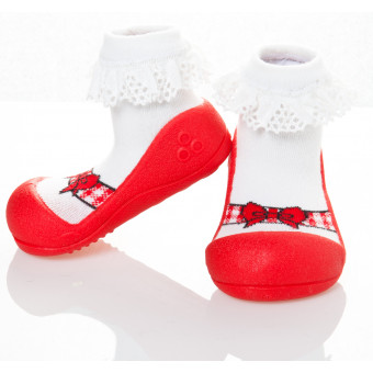 Babyschoenen.Ballet.Rood.02