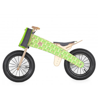 houten loopfiets "Bear", set