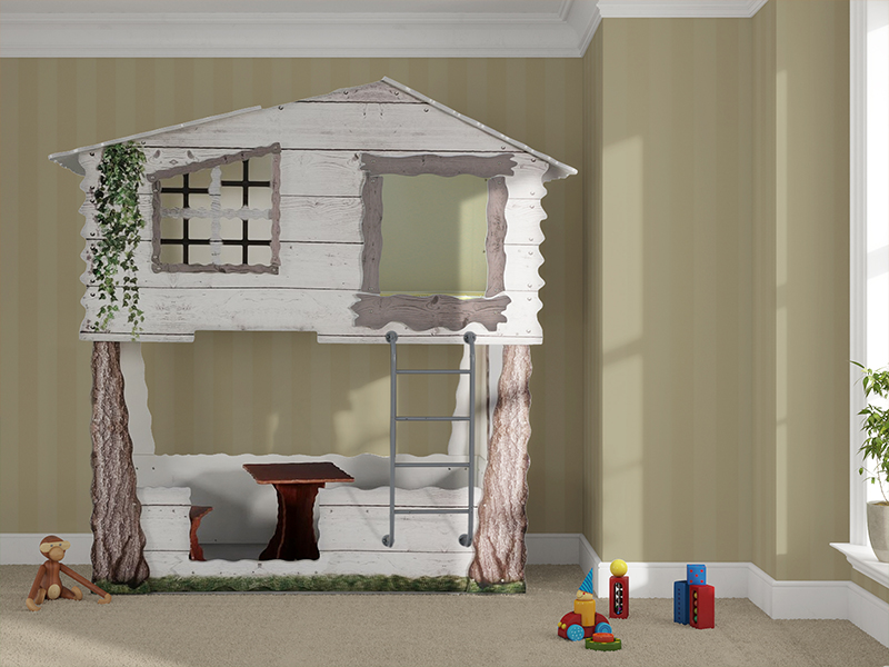 stapelbed treehouse kinder bed incl matras